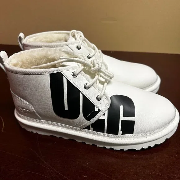 UGG | Shoes | Ugg Mens White Neumel Chopd Fur 12947 Lace Up  display picture 1
